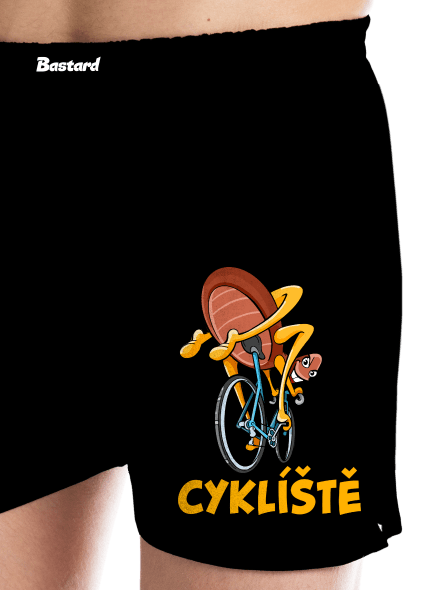 Cyklíště pánské trenky Black