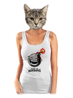 Mám se bombově dámské tílko klasické White