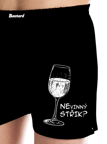 Nevinný střik pánské trenky Black