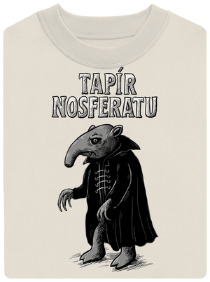 Tapír Nosferatu unisex mikina bez kapuce Off White