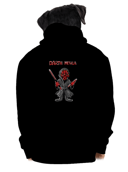 Darth Moula pánská mikina na zip Black