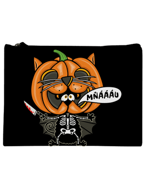 Halloweenská kočička taštička Black