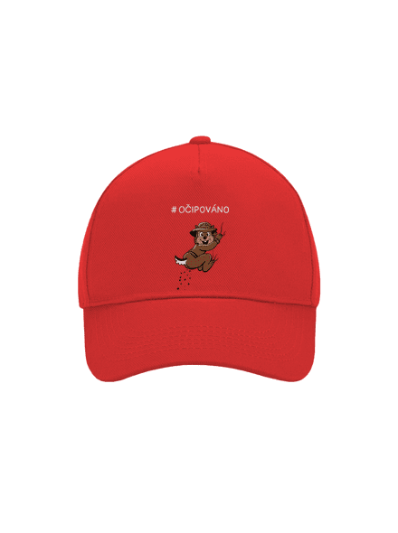 Očipováno kšiltovka baseballka Classic Red