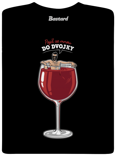Do dvojky pánské tričko Black