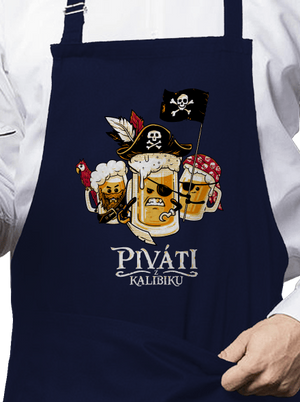 Piváti z Kalibiku zástěra Navy