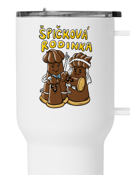 Špičková rodina II termohrnek White
