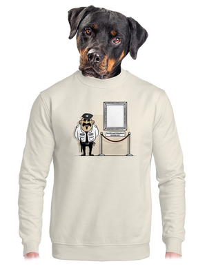 unisex mikina bez kapuce