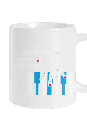 Prstoklad klasický hrnek White