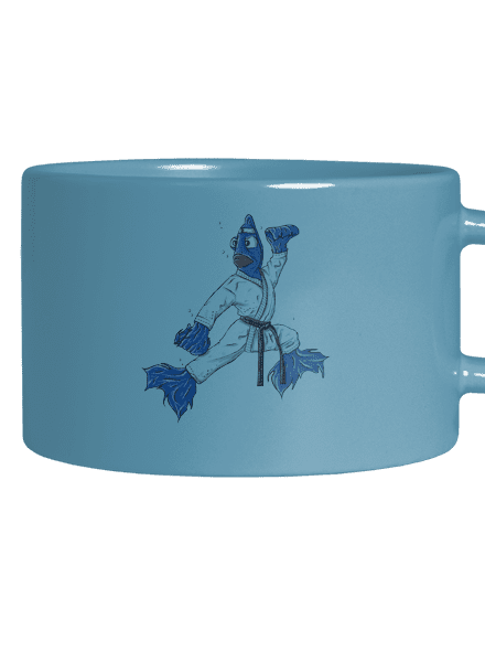 Bojovnice hrnek makronka Blue Macaron