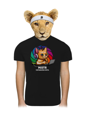 Mistr virtuálního světa dětské sportovní tričko Black