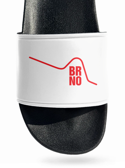 Brno pantofle White