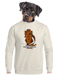 unisex mikina bez kapuce