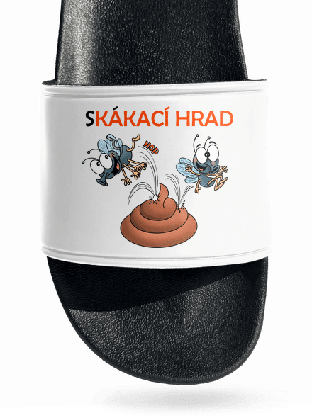 Skákací hrad pantofle White