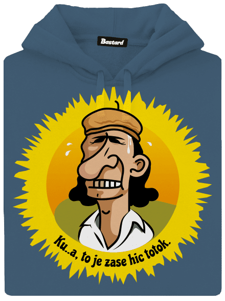 Hic dámská mikina klokanka Denim