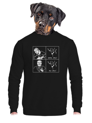 Cimrman: Copak jmelí unisex mikina bez kapuce Black