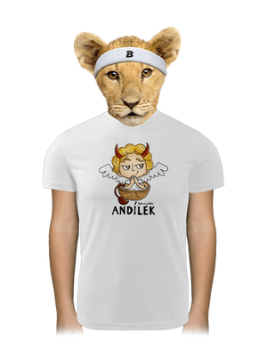 Andílek dětské sportovní tričko White