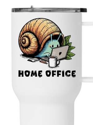 Šnekův home office termohrnek White