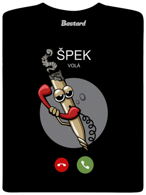 Špek volá pánské dlouhý rukáv Black