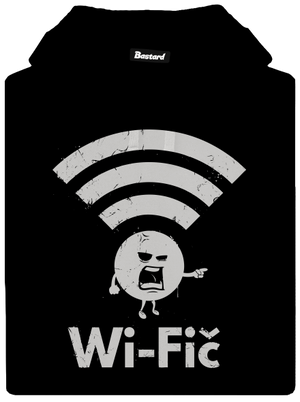 Wifič dámská mikina klokanka Black