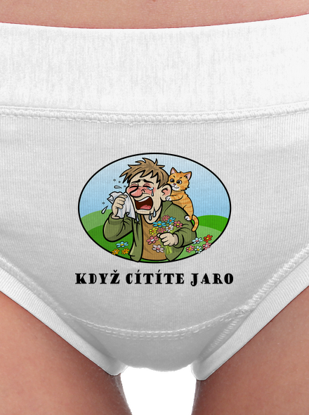Cítíte jaro dámské kalhotky White