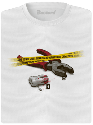 Zoubkovražda dámské sportovní tričko White