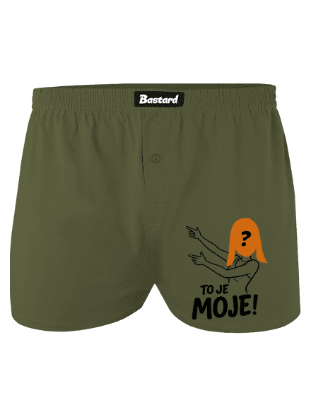 To je moje s ženou pánské trenky Khaki