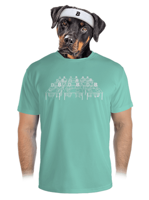 Cimrman: Debil, blbeček pánské sportovní tričko Mint Mal