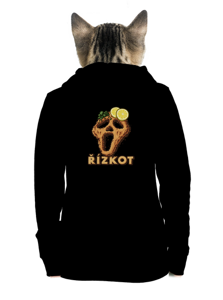 Řízkot dámská mikina na zip Black