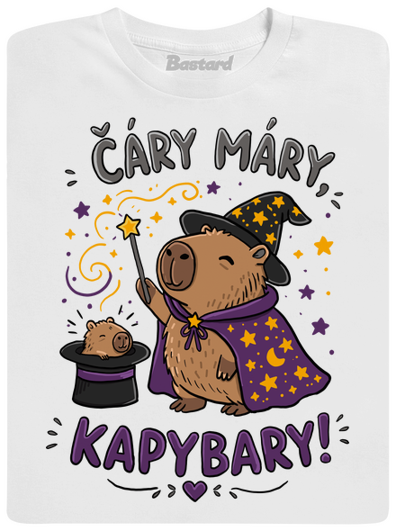 Čáry máry kapybary dětské tričko White