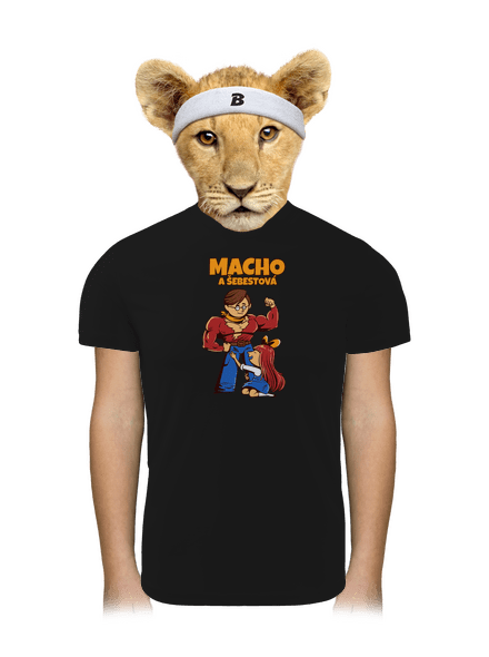 Macho a Šebestová dětské sportovní tričko Black