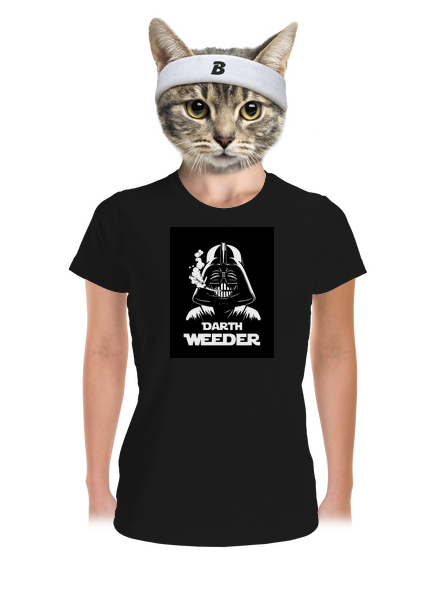 Darth Weeder dámské sportovní tričko Black