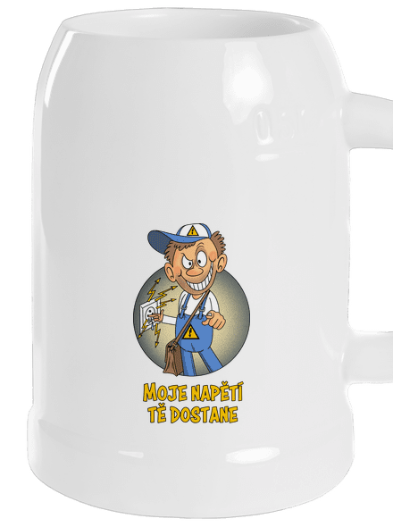 Moje napětí půllitr White