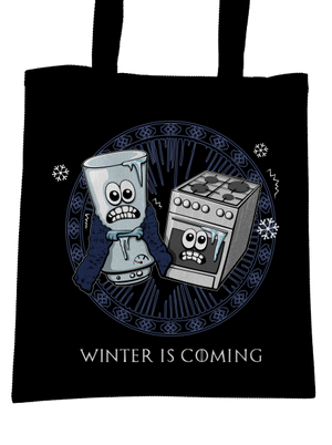 Winter is coming taška Black
