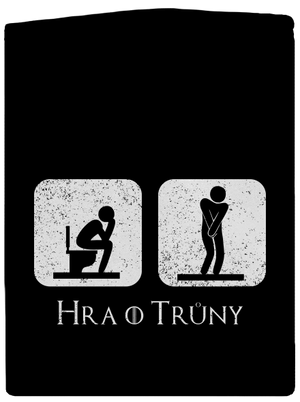 Hra o trůny pánská mikina na zip Black