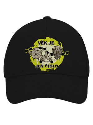 Věk je jen číslo kšiltovka baseballka Black
