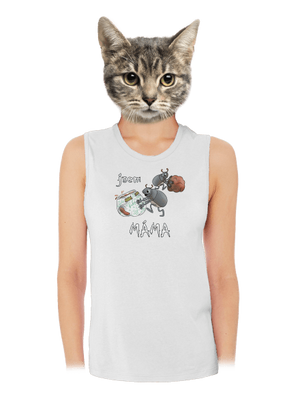 Jsem táta a máma dámské tílko volné White