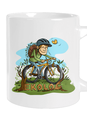 Ekolog velký hrnek White