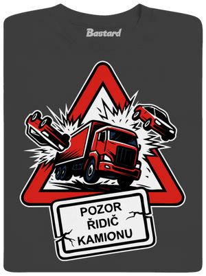 Řidič kamionu pánské tričko Dark Grey