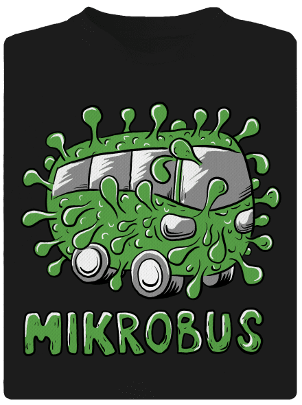 Mikrobus dětské sportovní tričko Black