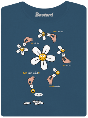 Má mě rád dámské tričko premium Petrol Blue