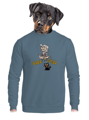 unisex mikina bez kapuce