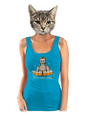 České ručičky dámské tílko klasické Blue Atol