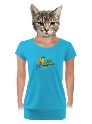 dámské tričko s lemem