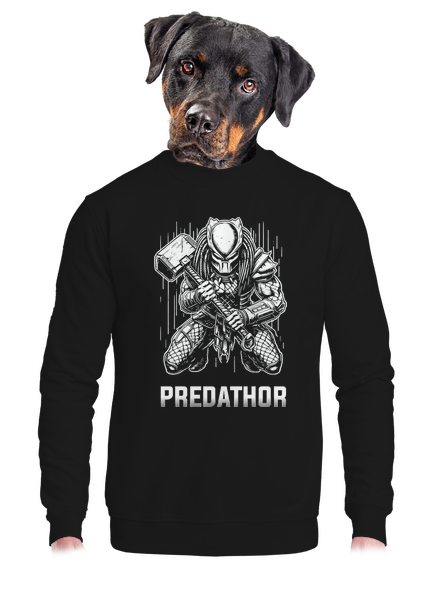 PredaThor a kladívko unisex mikina bez kapuce Black