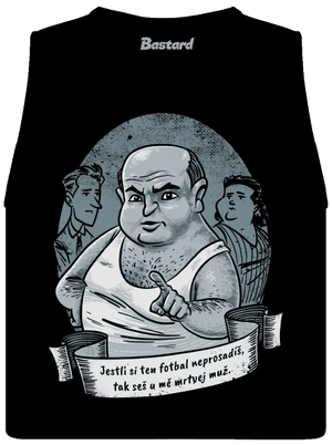 B14: Ecce Homo Homolka dámské tílko volné Black