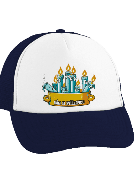Svíčková kšiltovka truckerka French Navy cap