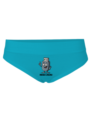 Dneska zasunu dámské kalhotky Turquoise