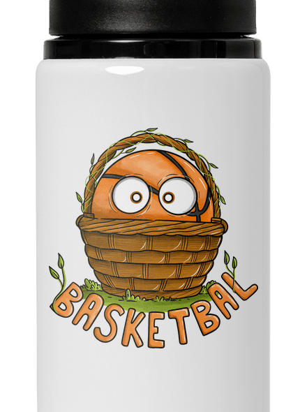 Basketbal lahev na vodu White
