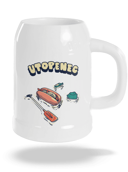 Utopenec půllitr White
