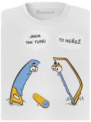 Tupé pily dámské sportovní tričko White